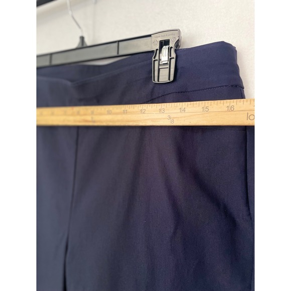 Chico's Brigitte So Slimming Pants Women 1.5 US 10 Navy Blue Stretch - Picture 8 of 10